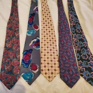 5 Silk Ties
